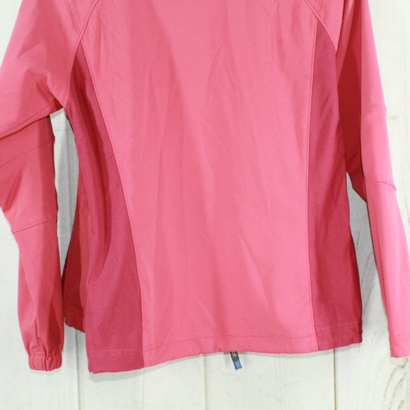 Marmot Pink Nylon Full Zip Lightweight Rain Jacket Size S P - Picture 9 of 10